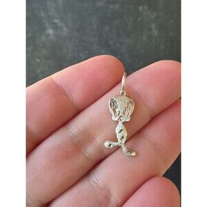 925 Sterling Silver Looney Tunes Tweety Bird Pendant Vintage